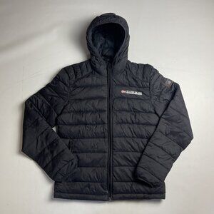 Napapijri Lightweight puffer geographic Hooded jacket Black - Men Small